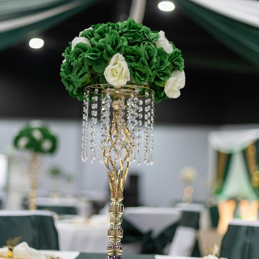 Wedding reception table details