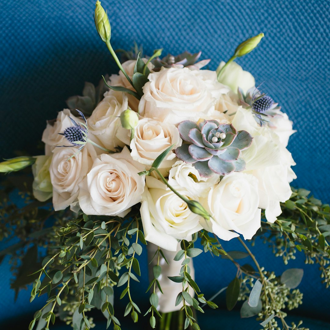 Wedding bouquet details